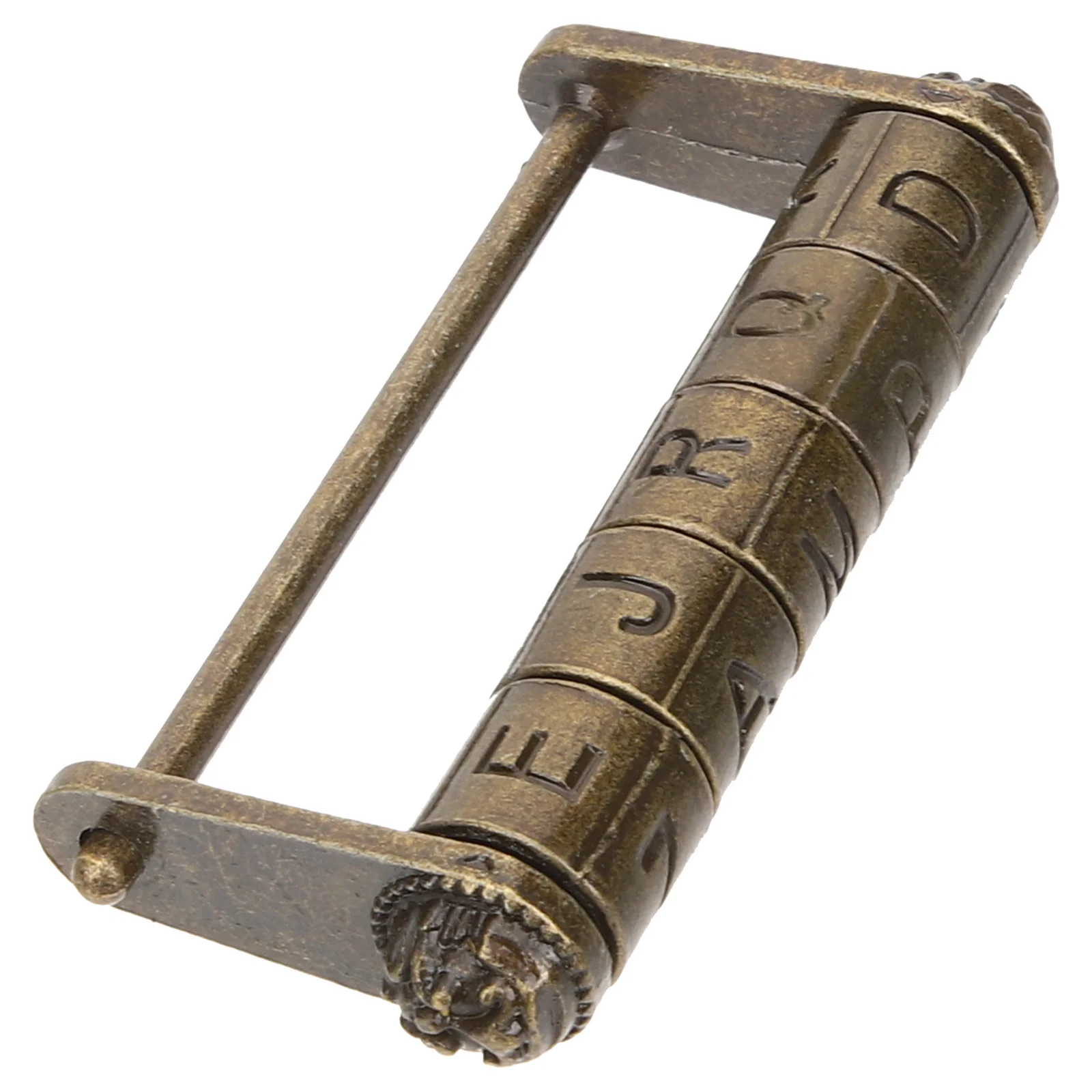 Vintage Word Retro Chinese Style Password Lock For Jewelry Box Cabinet Drawer Engraved Metal Padlock Security Lock