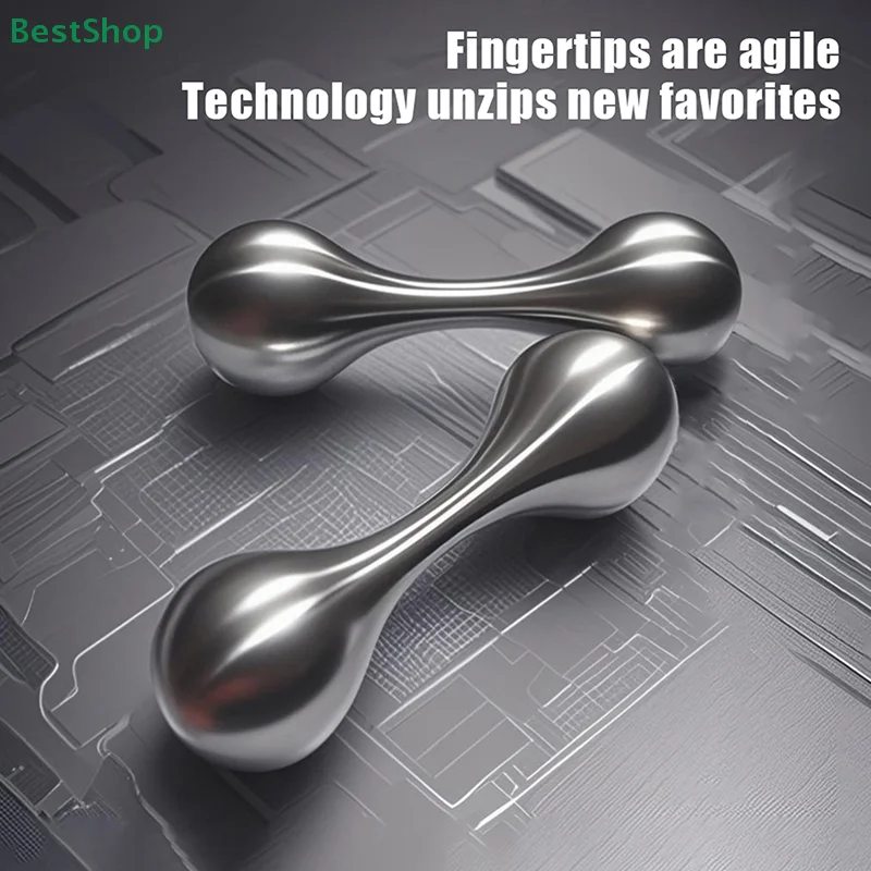 ★★★Stainless Steel Bone Fingertip Rotating Decompression Toy Adult Fidget Toy Stress Relief Knucklebone Metal Finger Spinners