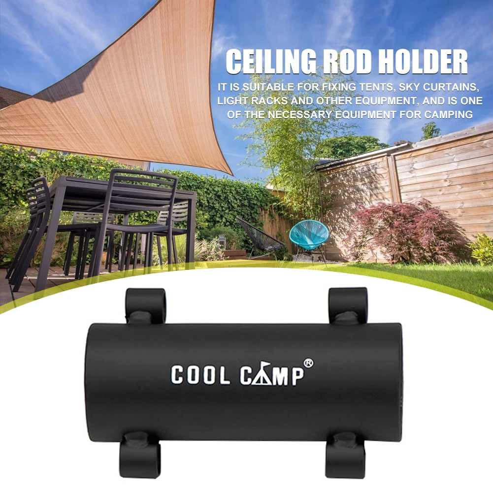 Penyangga Tiang Kanopi Besi untuk Berkemah, Penahan Tiang Tenda Anti Angin, Dudukan Tiang Kanopi yang Dapat Digunakan Kembali, Aksesori Hiking Praktis