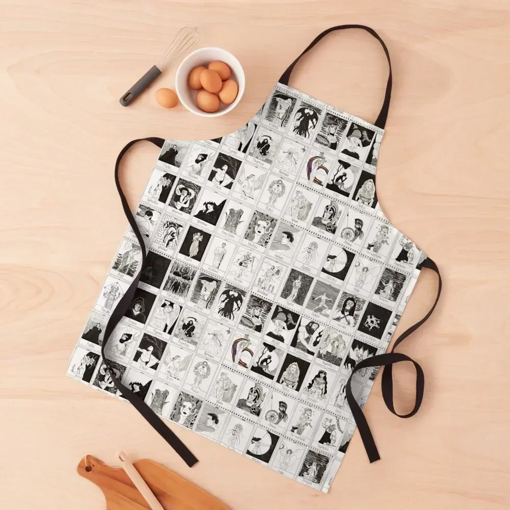 

Greek Gods Apron kitchen clothes for men Chef Uniform Woman Cooking professional kitchen Apron