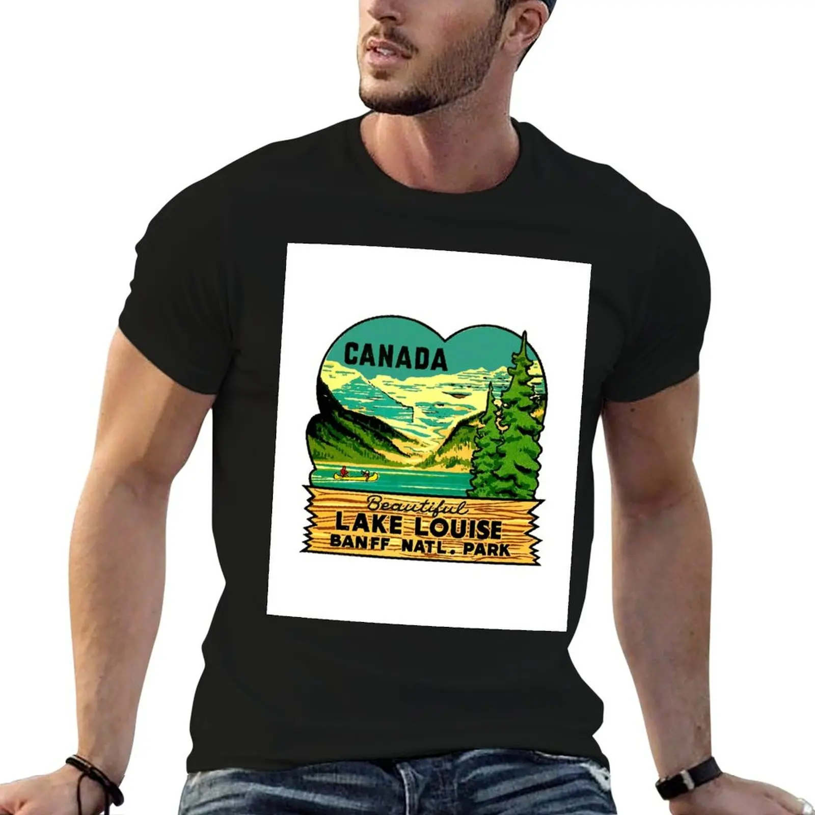 Beautiful essential t Louise designer shirt t Lake shirt Vintage T-Shirt Decal Travel man