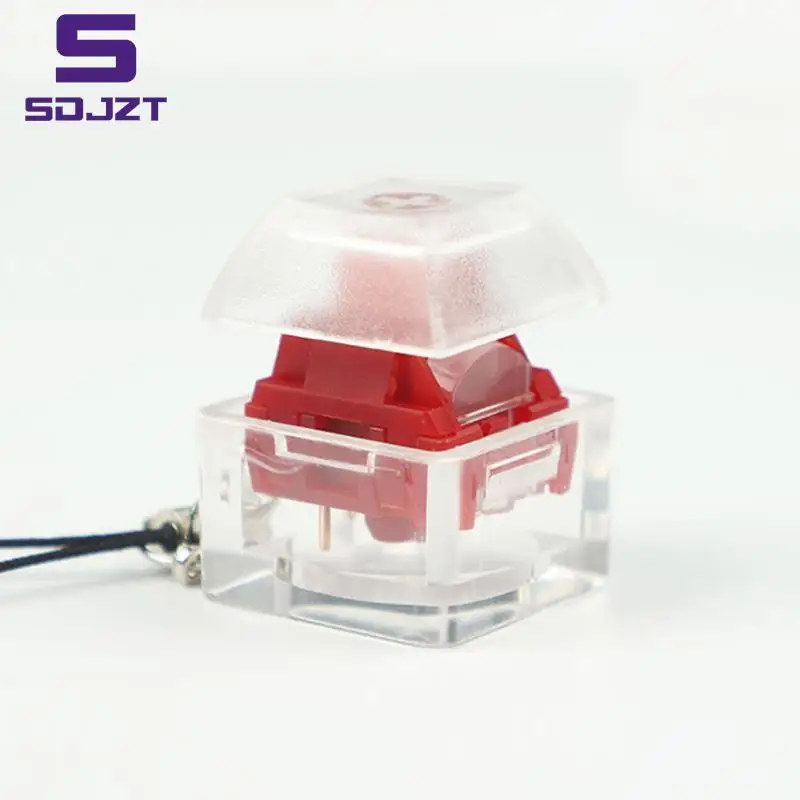 1pc Mx Mechanical Switch Keychain Shaft Tester Translucent Key Switch Tester