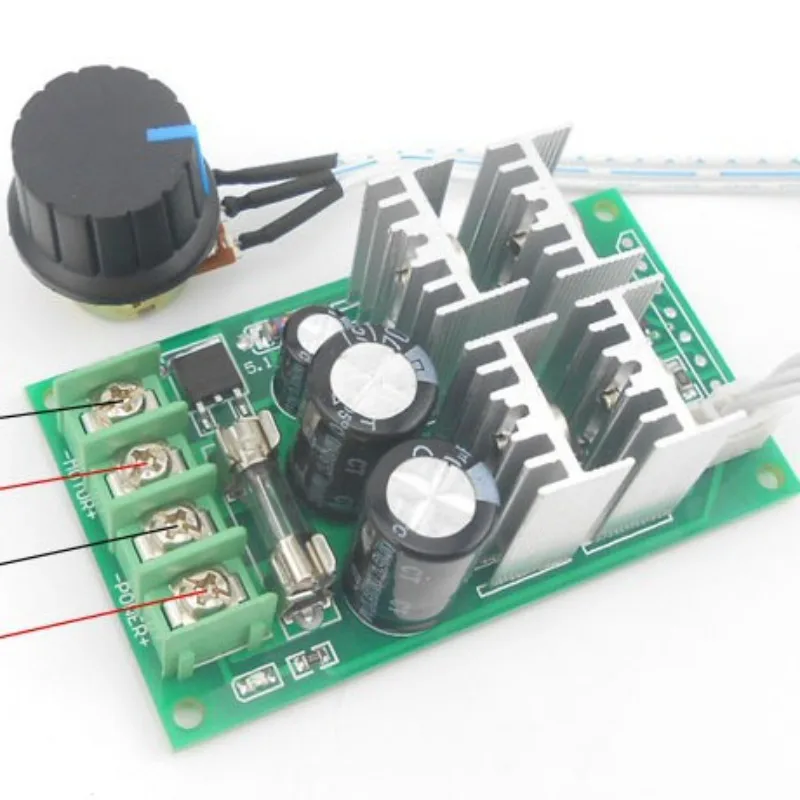 PWM DC Motor Governor 6V12V24V36V48V60 Supports PLC Analog 0-5V Single Chip Microcomputer Control