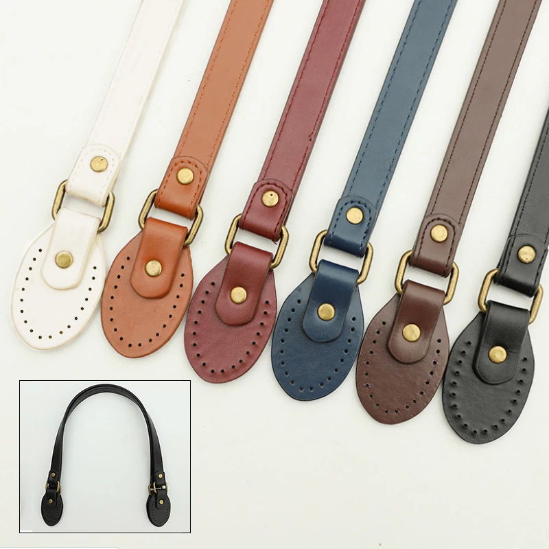 1pc 62cm PU Leather Shoulder Bag Straps Crossbody Bag Handles DIY Replacement Women Handbag Handle Belts Strap Bag Accessories