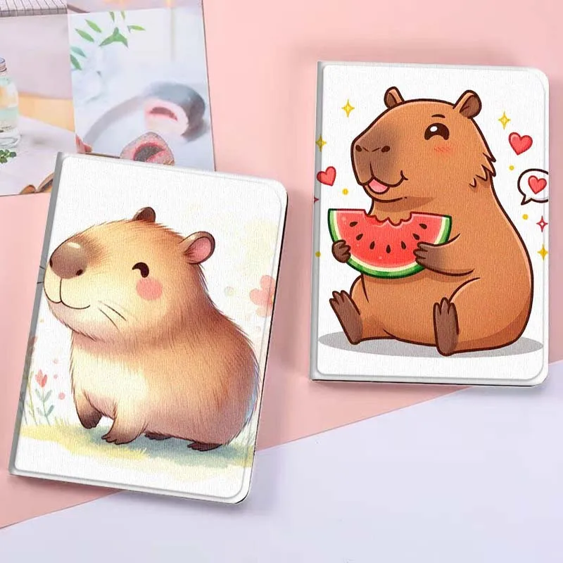

Cute Capybara Watermelon For Xiaoxin Lenovo Tab Pad K11 K10 M10 P11 3rd Plus Pro Legion Y700 Y900 Gen4 2 Tablet Case Gift