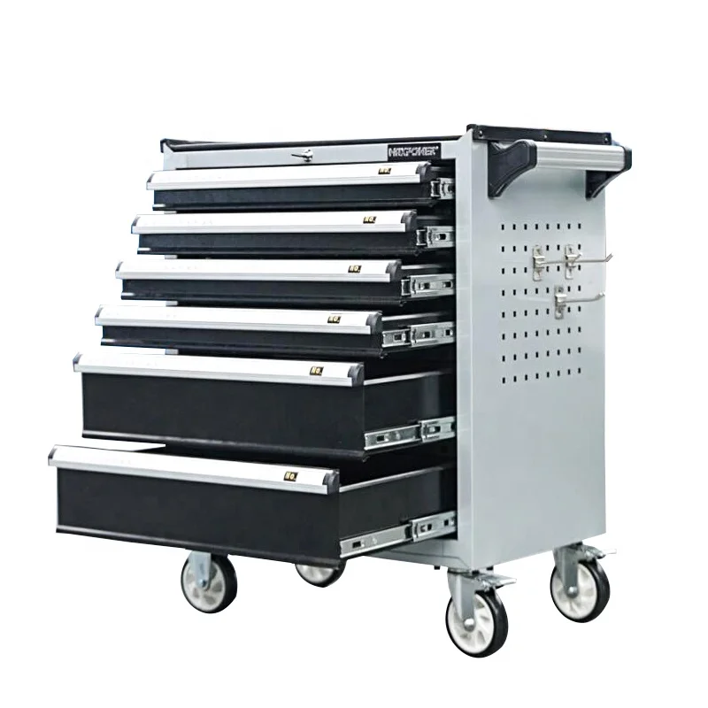 Stainless Steel Garage Rolling 6 Drawer Maintenance Cabinet Herramientas