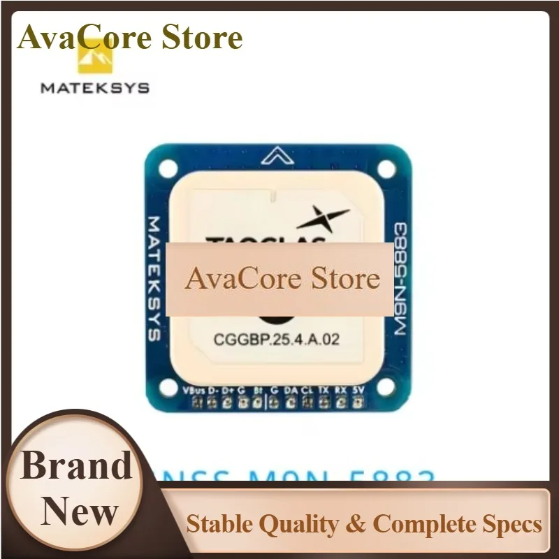 AvaCore1pcs M9N-5883 GNSS M9N GPS & QMC5883L With Compass Module Built-in Patch Antenna For RC FPV Long Rang Racing Drone