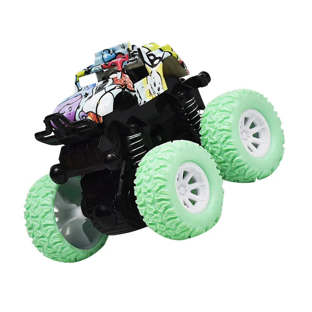 Kids Toys Car Four Wheel Drive Friction Models Green Inertia Children Education Baby