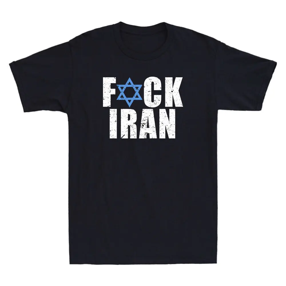 

Stand With Pro Tee Anti Hamas Anti Iran WWIII Retro Men's T-shirt