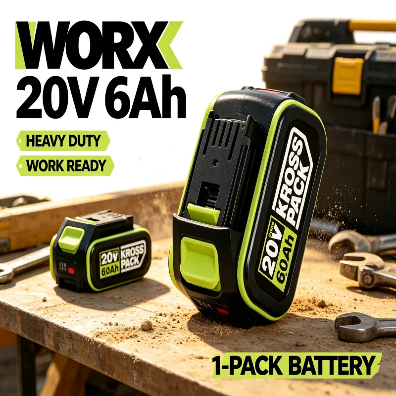 20V WA3580 6.0Ah Original WORX Lithium Battery Compatible WG Series Cordless Garden Power Tools