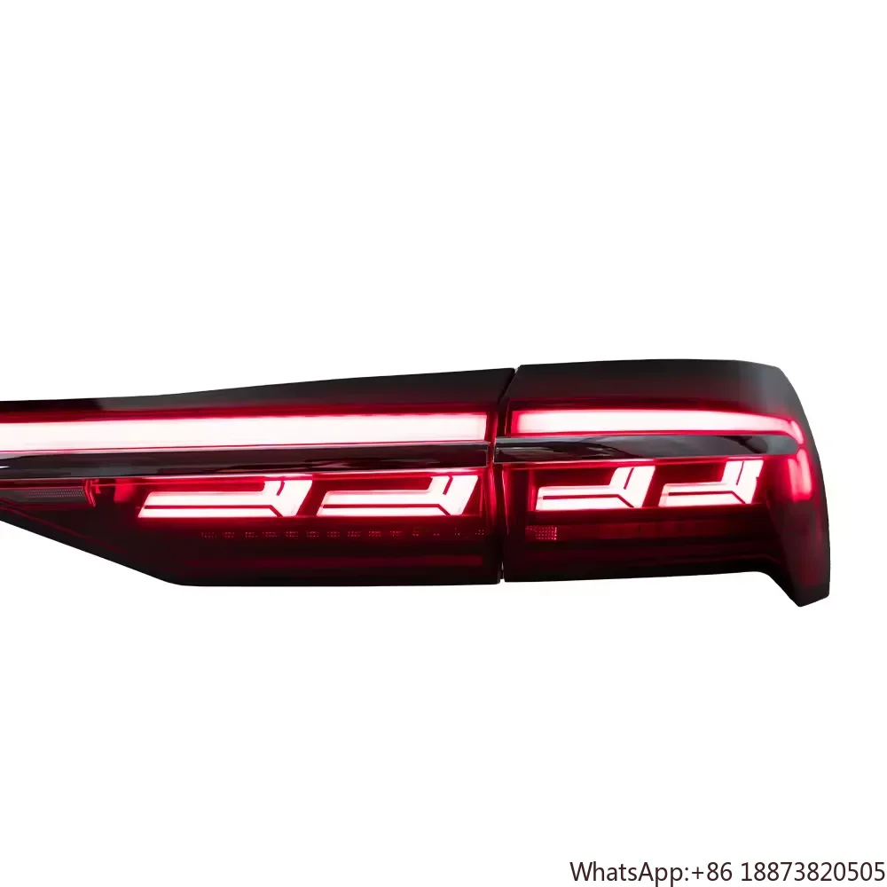 

Modified Rear Light For Audi A6 C8 2019-2022 Taillight A8 Style With Sequential Turn Signal LED Tail Lights Auto Car Accessories