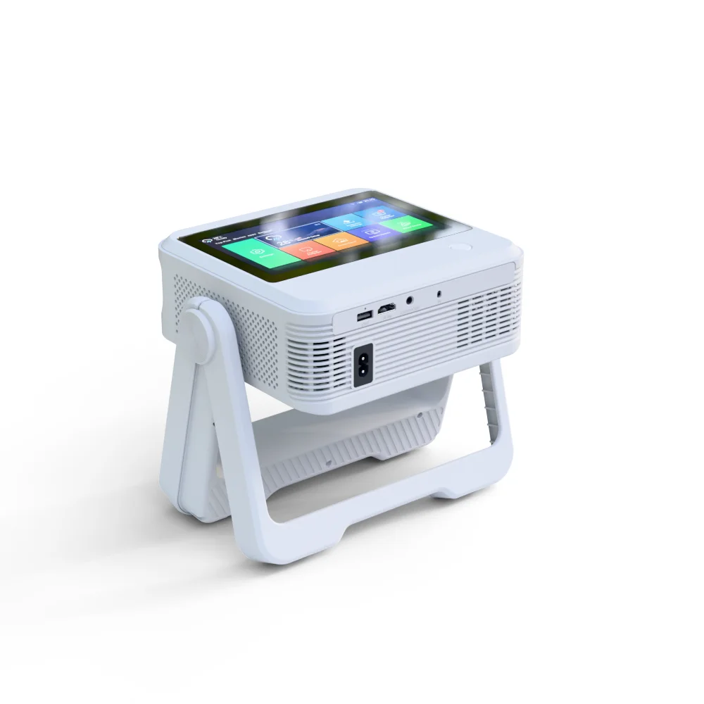 2026 Hot-Selling Smart Dual Screen Highly Efficient LCD Android 12 1080P Home Theater Movies Home Projector  Flip Stand