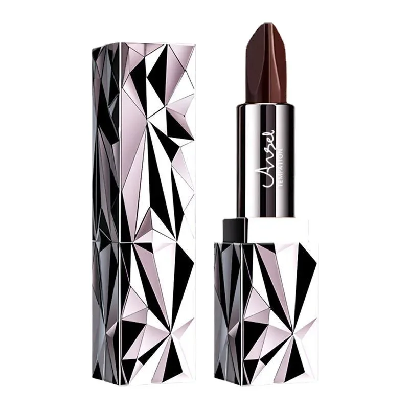 3 Color in 1 Diamond Matte Lasting Lipstick Luxury Texture Waterproof Velvet Gloss Cosmetic Moisturizing High Saturation Makeup