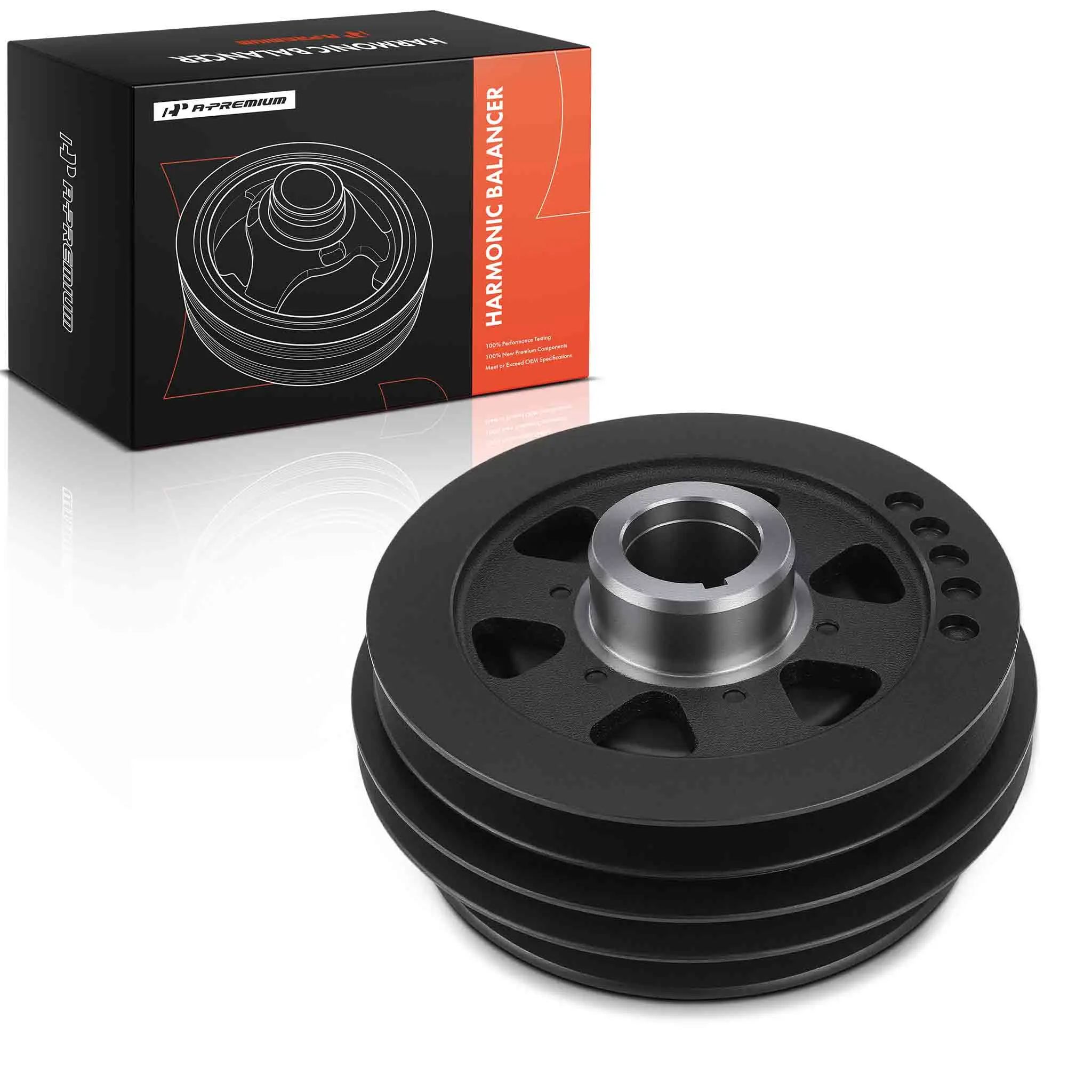 A-Premium Engine Harmonic Balancer for Nissan Frontier 1998-2004 Xterra 2000-2004