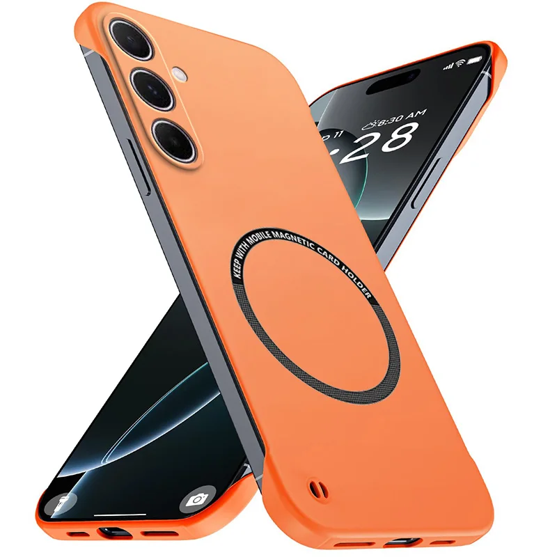 Magnetic Slim for Samsung Galaxy A56 5G 6.7" Frameless Phone Cases Matte  Anti-Scratch Hard PC Cover Borderless Shockproof Armor - AliExpress  202192403