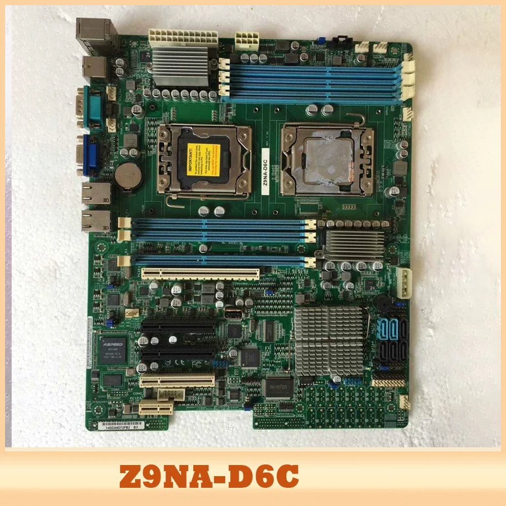 LGA1356 Dual Server Motherboard Support E5-2450 Z9NA-D6C 