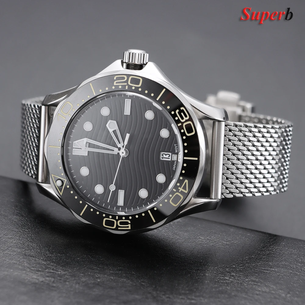 Cinturino per orologio in acciaio inossidabile con maglia milanese da 20 mm per cinturino per orologio Omega 007 Accessori per cinturino per orologio unisex Cintura di ricambio