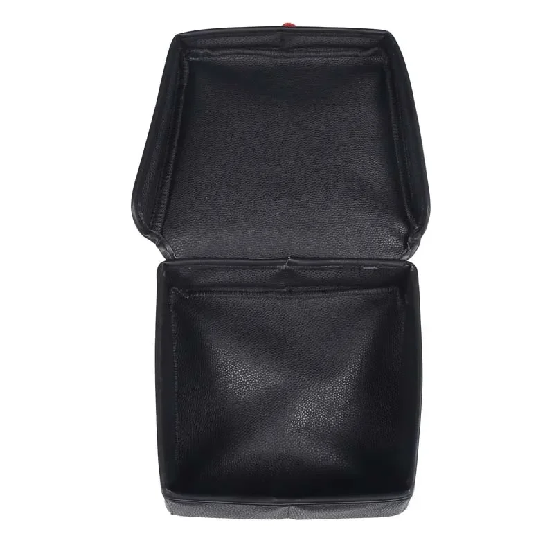 For 2014-2019 Chevrolet Corvette C7 leather black car styling central control armrest box rear storage box car interior parts