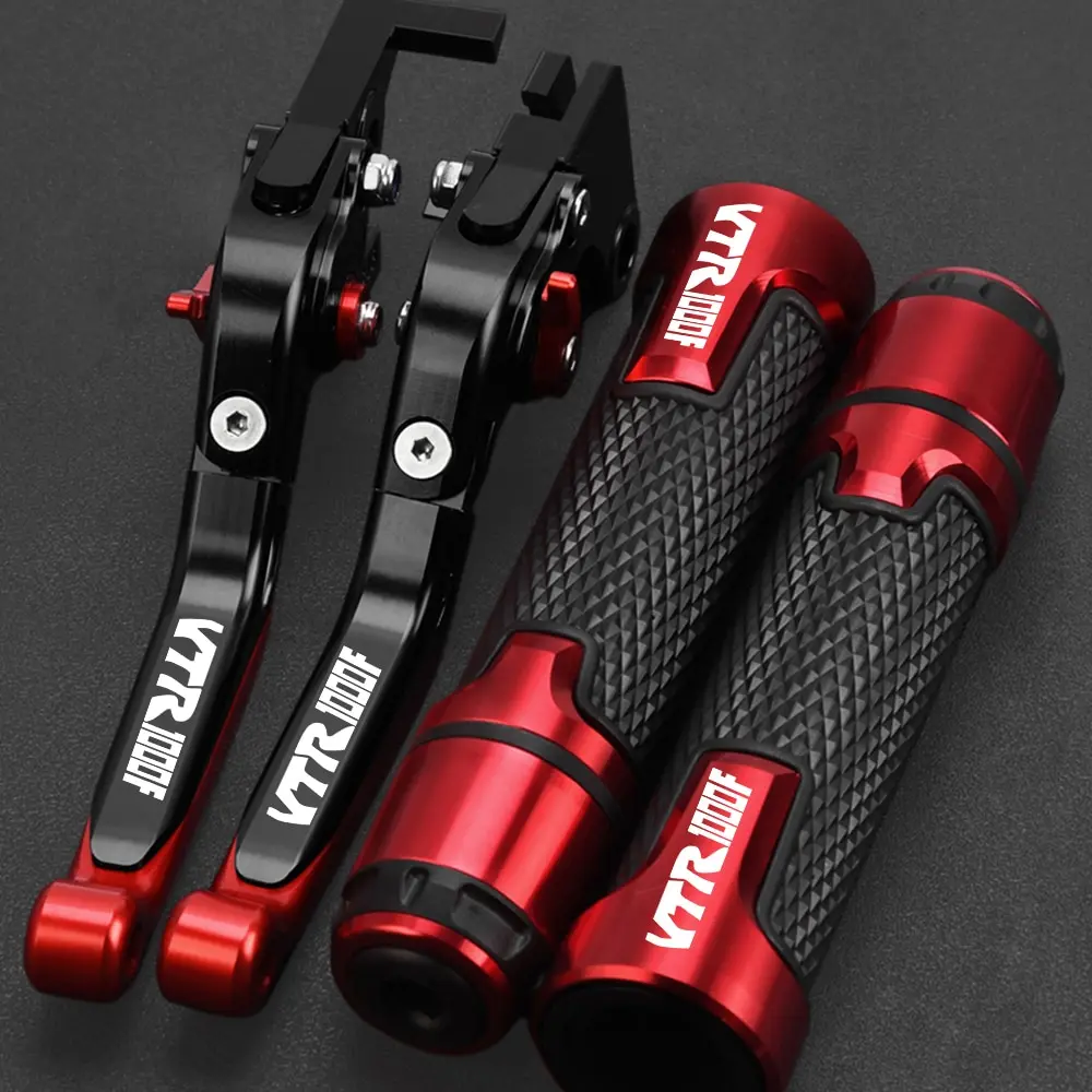 

VTR1000 F 1998 1999 2000 2001 2002 2003 2004 2005 Brake Clutch Levers & Handlebar grips For HONDA VTR1000F FIRESTORM Motorcycle