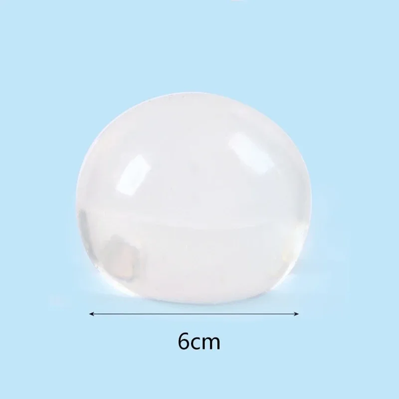 ฟื้นตัวช้าความเครียดบรรเทา Ball CLEAR Malt Sugar Squishy ลูกความเครียด Fidget ของเล่นสําหรับผู้ใหญ่เด็ก,ช้า Rising Calming ของเล่น