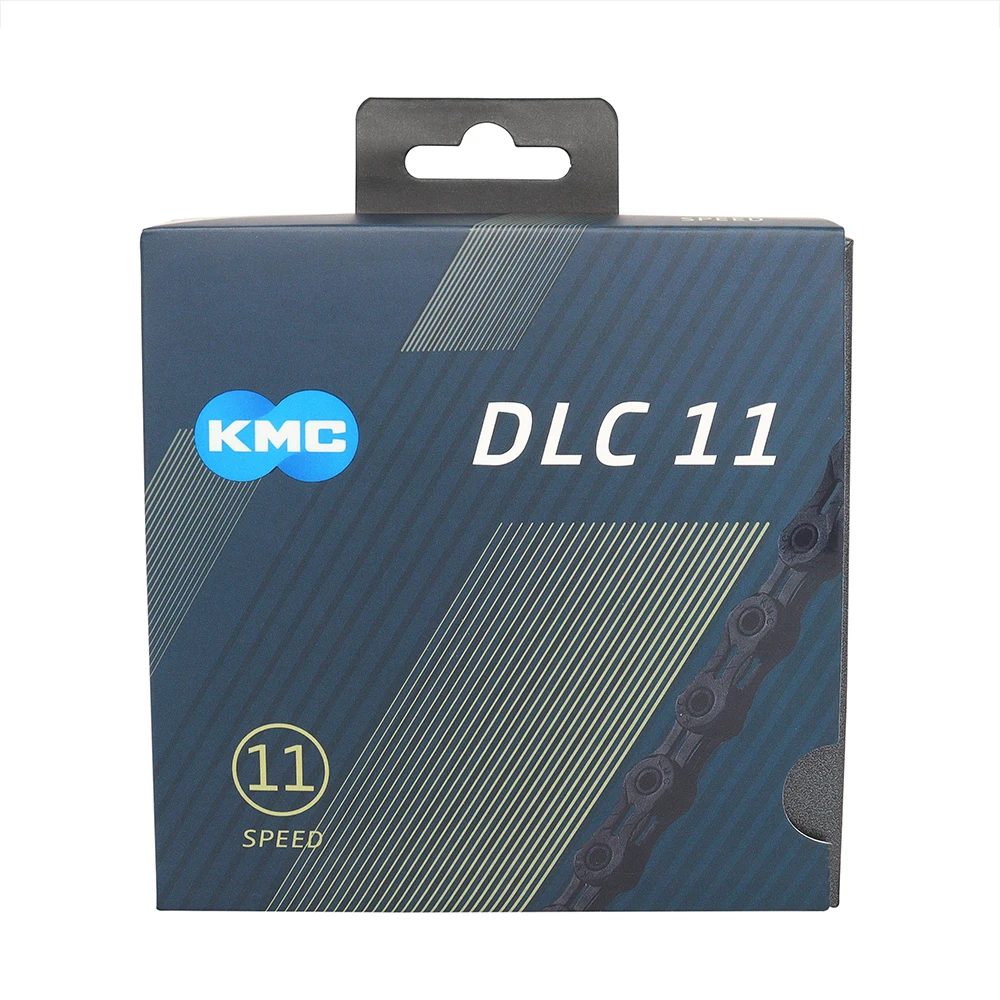 KMC DLC 10 DLC 11 Bicycle Chain For Road MTB Bike Compatible Hollow-out 116/118Links Chain For SHIMANO Original Parts