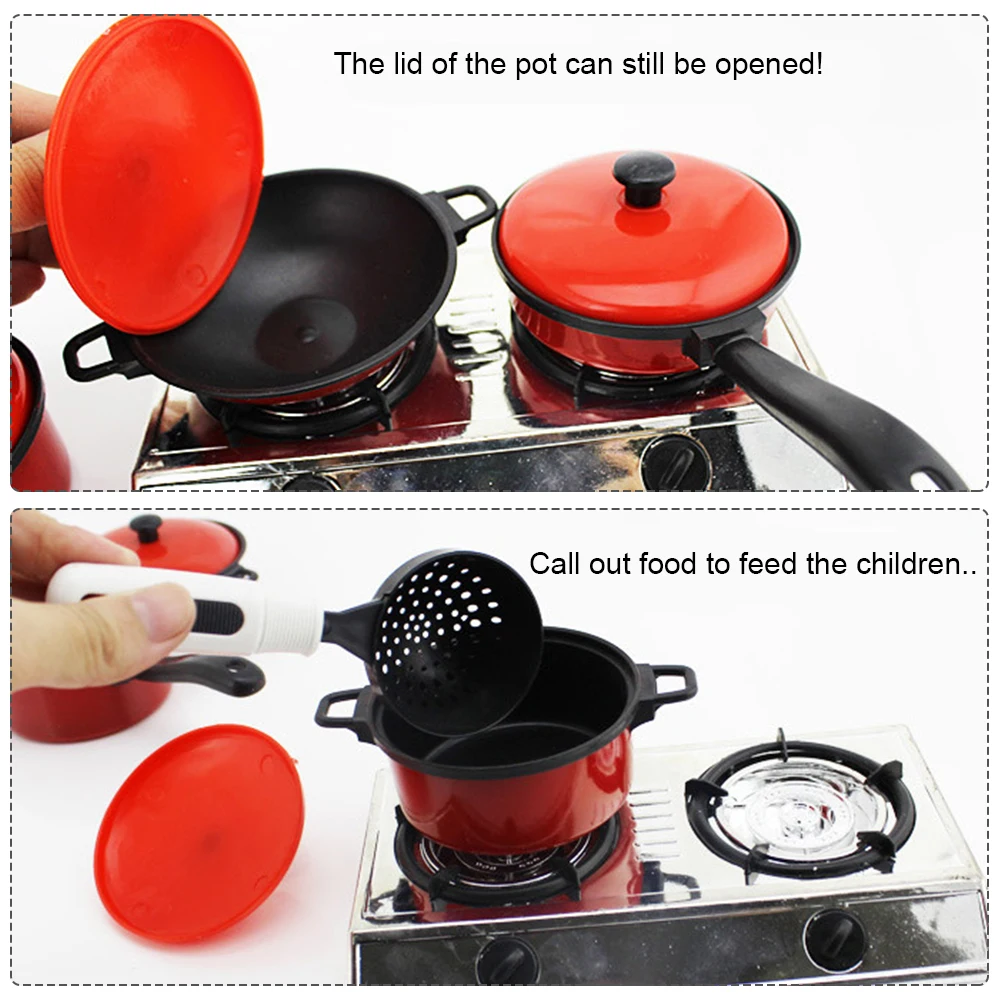 

13pcs Kids Souptoys Safety Non-toxic Fun Kitchen Playset Set Classic Interesting Hand Eye Coordination Children Interactive Game