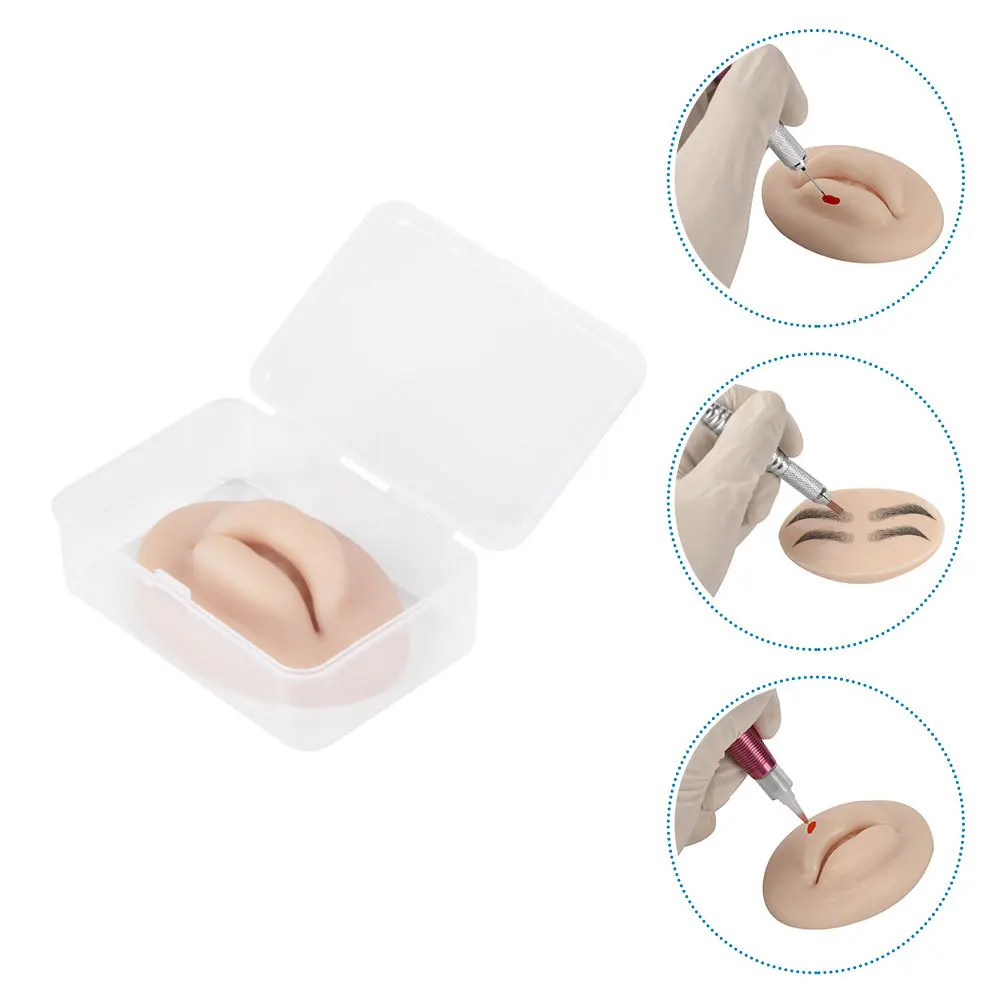 

Силиконовая тренировочная форма для губ, профессиональная реалистичная мягкая эластичная тренировочная форма для пирсинга губ, искусственная кожа для татуировок, искусственная кожа