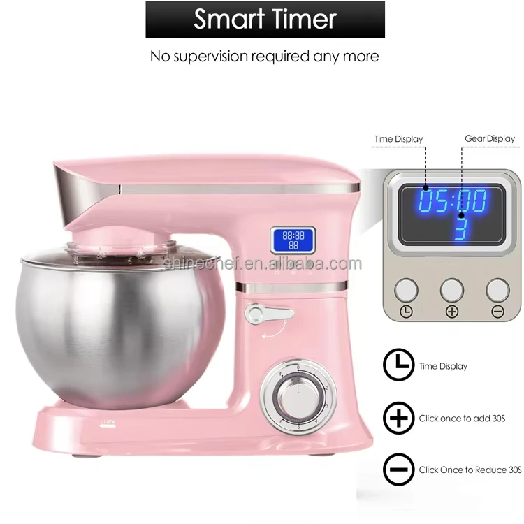 Professionele Cake Voedsel Mixer 5L 6L 6.5L 7L Keuken Meel Stand Mixer Deeg Machine Planetaire Voedsel Mixers