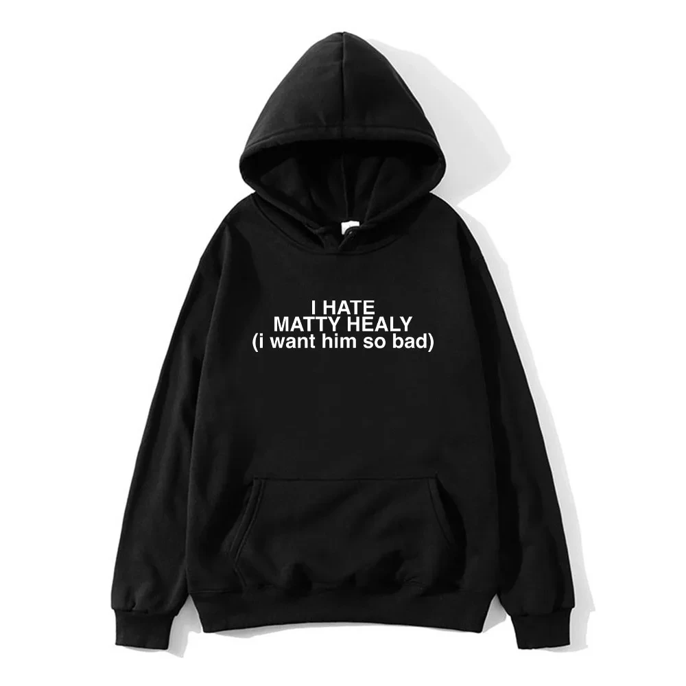 

The 1975 Hoodies with Hooded Grunge Long Sleeve Sweatshirt Winter Graphic Printing Fleece Clothing Ropa Hombre Soft Pullovers