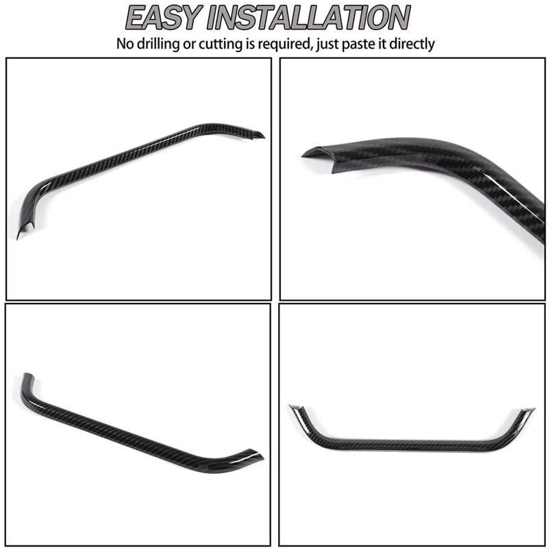 

ABLA-Установка вентиляционной рамки кондиционера, накладка в рамку вентиляционного отверстия для Rivian R1T R1S 2022-2024, аксессуары из углеродного волокна