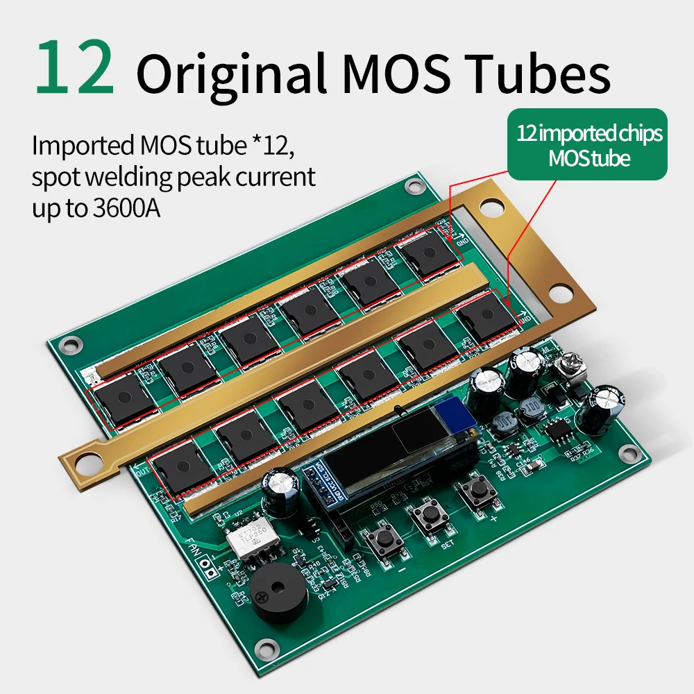 Imagem -03 - Spot Welding Máquina Kit para 18650 Bateria de Lítio Mini Ponto Módulo Soldador Faça Você Mesmo Pcb Circuit Board 99 Engrenagens 12v