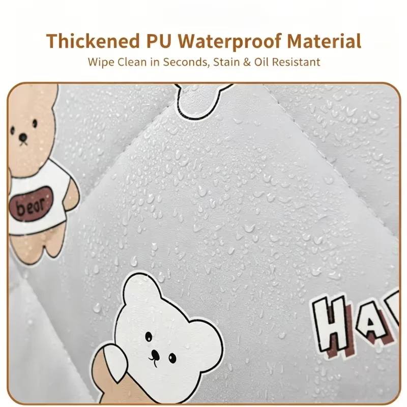 Magnetic Thermal Insulated Door Curtain, Thickened Cotton Filled PU Door Screen, Magnet Closure Winter Cold Blocking Door Drape