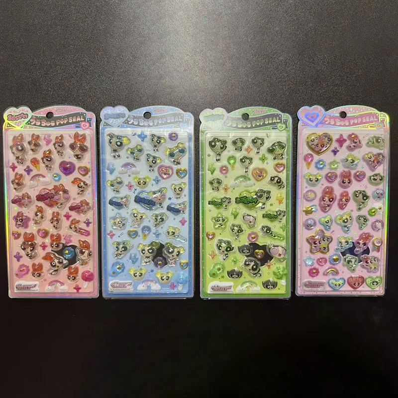 

In Stock 3d Crystal Solid Stickers Kawaii Cute Diy Decals For Scrapbook Phone Case Girls Gift Toy