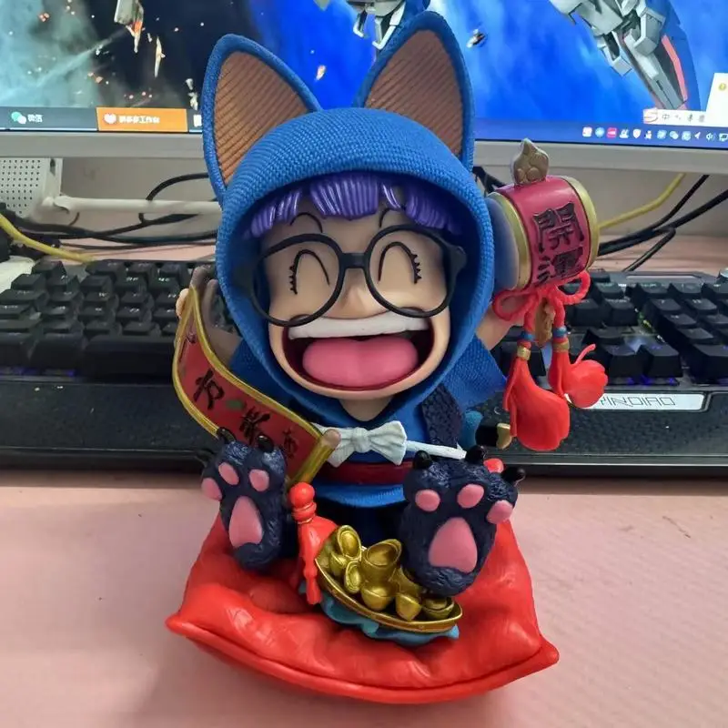 

23cm Dr. Slump Anime Figure Arale Cos Statue Of Liberty Figures Cute Pvc Statue Model Doll Collection Desk Decoration Toy Gifts