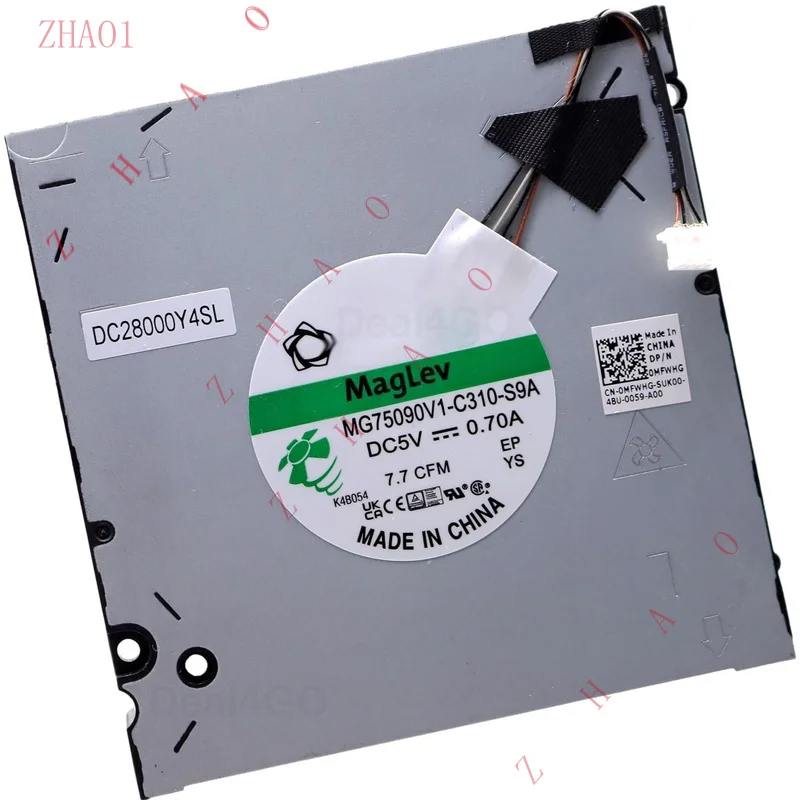 Z   CPU Fan For DELL Precision 7670 0MFWHG MFWHG MG75090V1-C310-S9A Replacement DC5V
