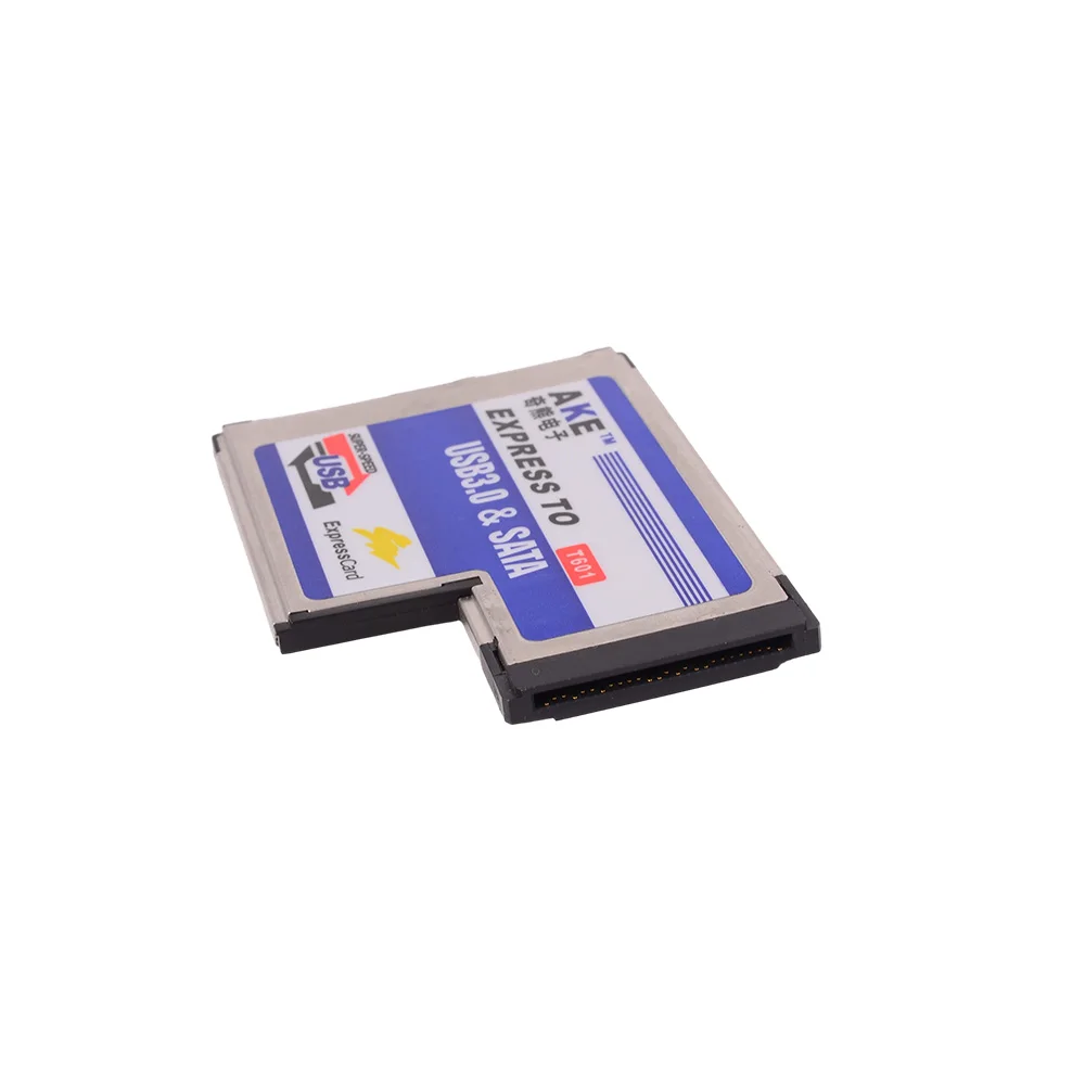 Notebook Express To USB 3.0 + SATA Expansion Card ExpressCard 54mm T-shaped L-shaped Supports Windows 2000/xp/Vista/Win7