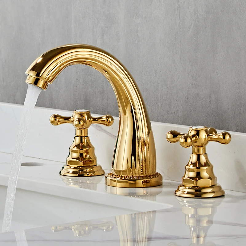 

Becola Bathroom Sink Faucet Washbasin Faucet Water Dispenser Tapple Tapware Bathroom Mixer Tap Golden Faucet Washbasin Tap