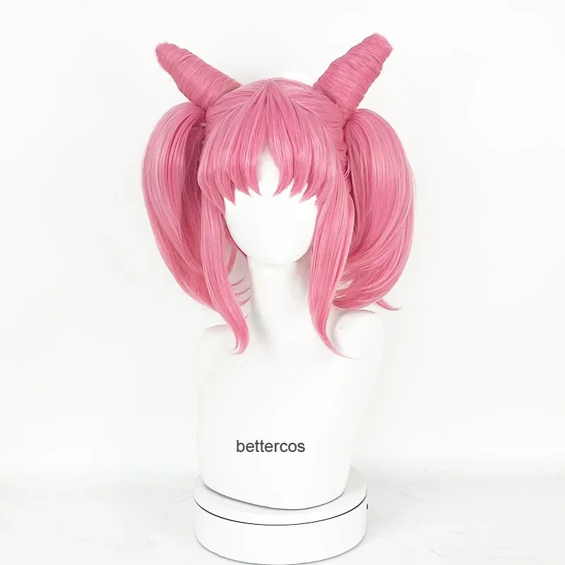 High Quality Sailor Chibi Usa Chibiusa Wigs Short Pink With Ponytail Clip Heat Resistant Synthetic Hair Cosplay Wig Wig Cap