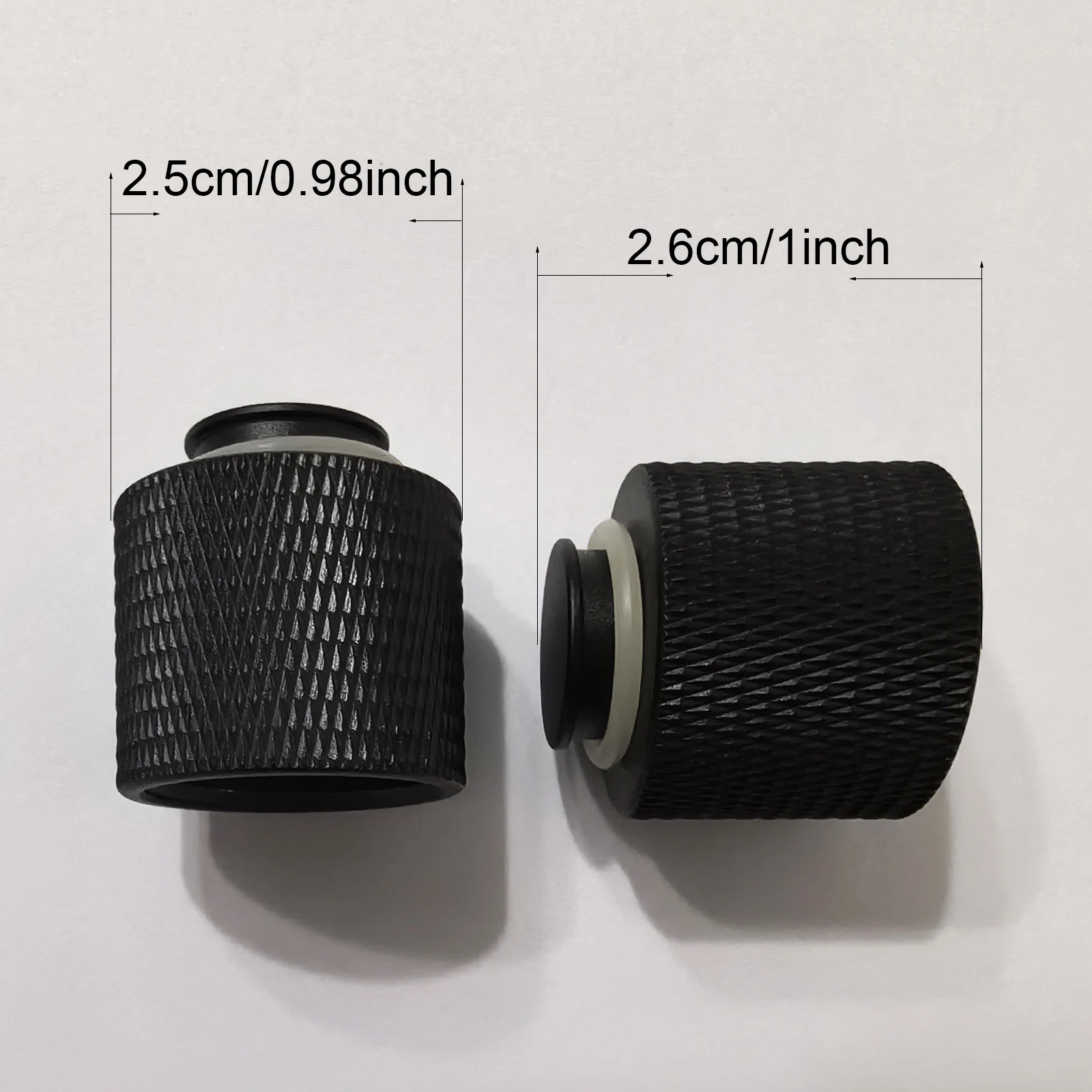 Picture 4: 2-Pack Thread Portector Cover, G1/2 Dust Cap for Cylinder Bottle Tank Valve Regulator, with Polyurethane 90DUR O-ring