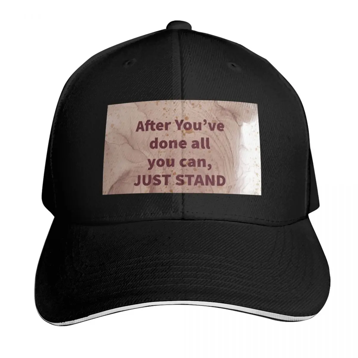After You've Done All You can, Just Stand Baseball Cap Low Profile Unstructured Unisex for Men Women Outdoor Golf Running Hiking