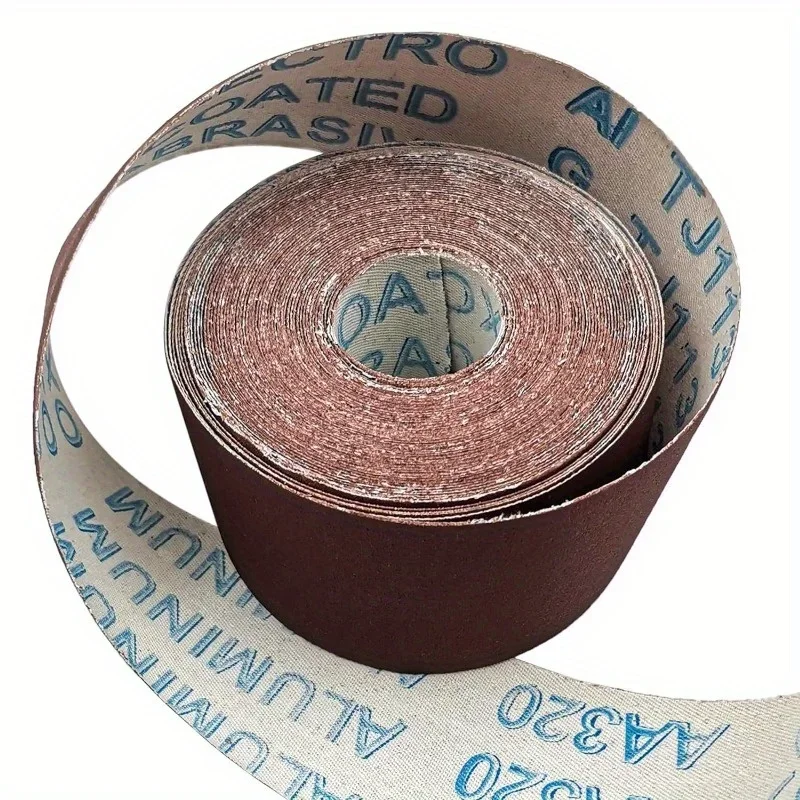 

60-600 Grit Sandpaper Roll 2" X 32.8 Feet Emery Cloth Roll Abrasive Sand Paper Roll for Wood Furniture Metal