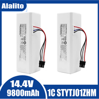 Original STYTJ01ZHM Battery P1904-4S1P-MM for Xiaomi Mijia 1C Robot Vacuum Mop Cleaner Accessories 14.4V 2600mAh 18650 Battery