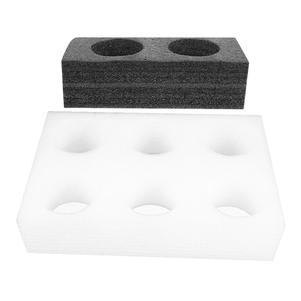 

2Pcs Cup Holder Drink Carrier Trays Coffee Beverage Takeout Packing Rack Storage EPE Foam Stable Slot Design Practical