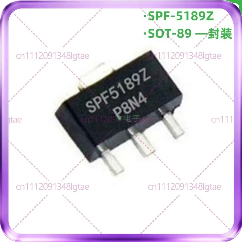 10pcs SPF-5189Z SPF5189Z SOT-89 RF Low Noise Power Gain Amplifier Tube