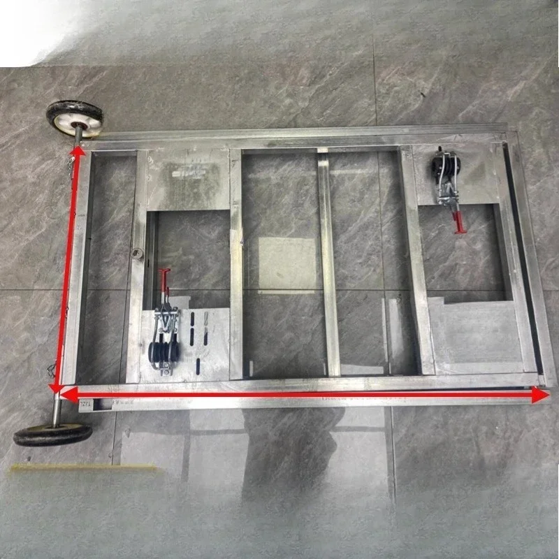 Small car rack, plant protection drone transport vehicle, stainless steel drone slide rail