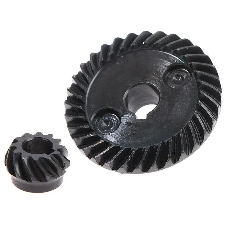 Conjunto de Engrenagens Cônicas em Espiral de Metal para Moedor de Ângulo 9523 Máquina de Polimento Peças de Reparo Acessórios de Ferramenta Elétrica Peça