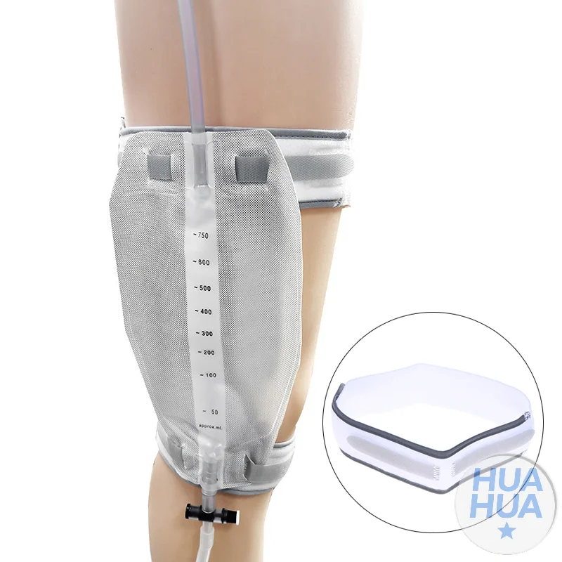 

HUA Gray Fixed Rope Strap For Catheter Leg Bag Fixator Urine Catheter Bag Holder Universal Fixation Band Elastic Durable Strap