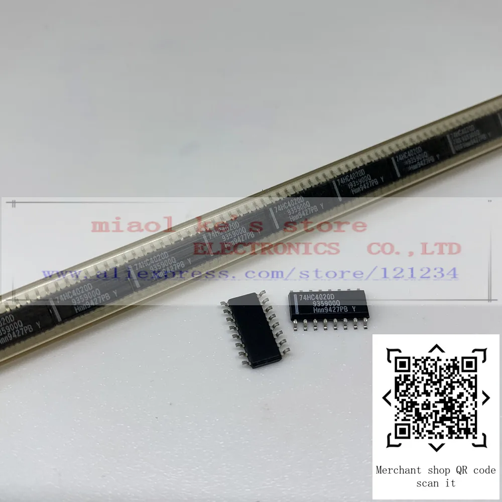 74HC4020D 74HC4020 - IC 14STAGE BINARY RIPPLE 16SOIC 100% New Original 10pcs/1lot