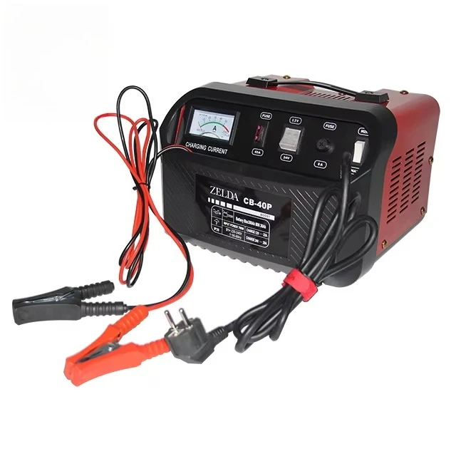 Cargador De batería De plomo-ácido 12V 24V Cargador De batería Para Carro cargador De batería inteligente CB-40