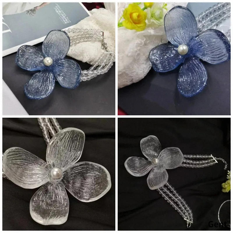 collier-de-mode-en-resine-argentee-de-qingdao-avec-perle-bleue-en-forme-de-fleur